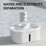 Cordless Sensor Pet Water Fountain, White - Image 5