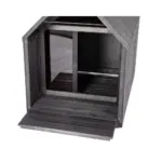 Nordic Modern Dog House, Black - Image 8