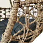 Esmee II Wicker Rope Hanging Pet Bed, Natural - Image 3