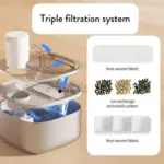 Cordless Sensor Pet Water Fountain, Stainless Steel - Image 9