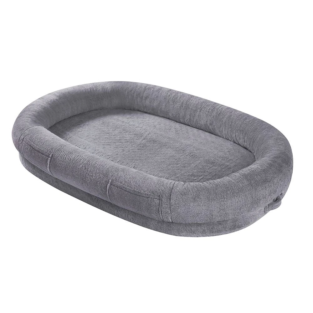 GMW-1937-DGMain_2000x.webp Comfort Plus Human Dog Bed, Dark Grey - Image 1