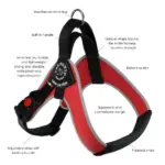 Tre Ponti Brio Adjustable Step In Dog Harness, Black - Image 3