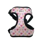 Personalised Pet Harness - Candy Hearts
