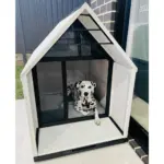 Nordic Modern Dog House, White - Image 9