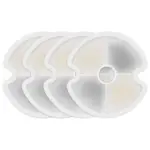 Stainless Steel Fountain Replacement Water Filter - 4 Pack