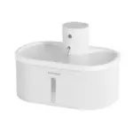Cordless Sensor Pet Water Fountain, White - Image 6