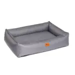Ripstop Dog Lounger Bed, Steel Grey - Image 4
